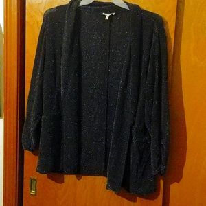 Maurices sparkly lightweight sweater jacket size 2.